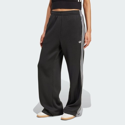 adidas Adicolor Firebird Knit Track Pants - Black/White - JV7525