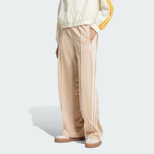 beige adidas track pants