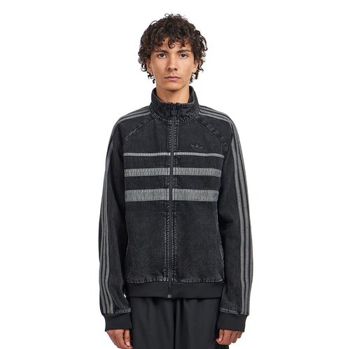 adidas Adicolor First Black Denim Track Top - True Black Denim - JW5883