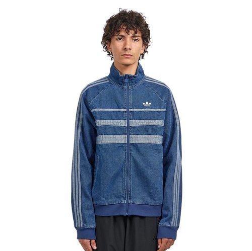 adidas Adicolor First Denim Track Top - Blue Light Denim - JX6457