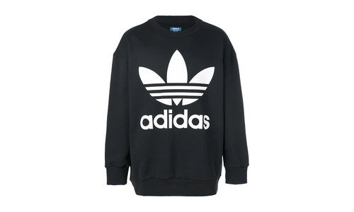 adidas Adicolor Trefoil Crewneck BQ1814 - Black - BQ1814