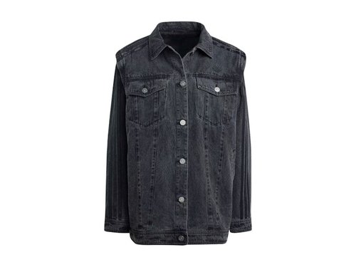 adidas Adilenium Season 3 TwoInOne Denim Shirt Jacket - Black