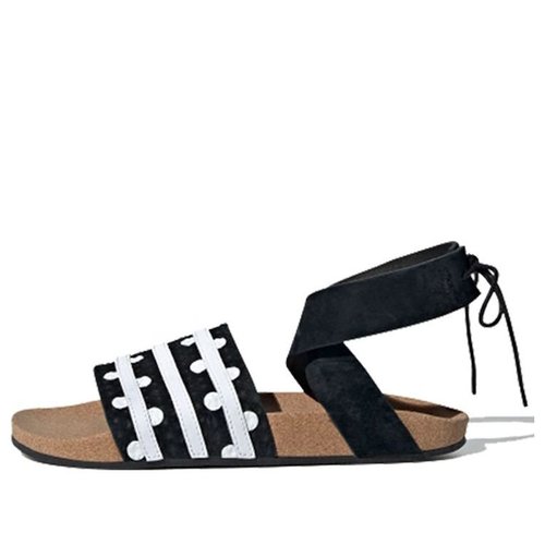 adidas Adilette Ankle Wrap - Black/White - EF5630