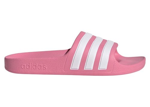 adidas Adilette Aqua Slides - Bliss Pink/Cloud White/Bliss Pink - JS2496