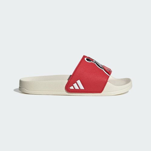 adidas Adilette Shower Logo Sandals - Pure Ruby/Cloud White/Off White - KI0747