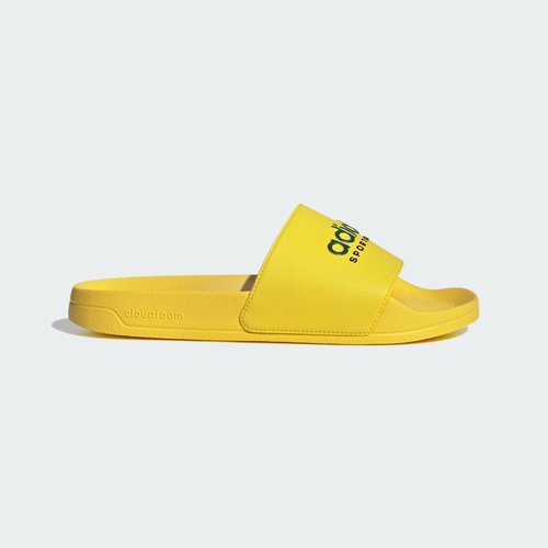 adidas Adilette Shower Slide - Yellow/Yellow/Collegiate Green - IE8945