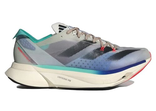 adidas Adizero Adios Pro 3 - Off White/Aurora Ink/Flash Aqua - IE6237