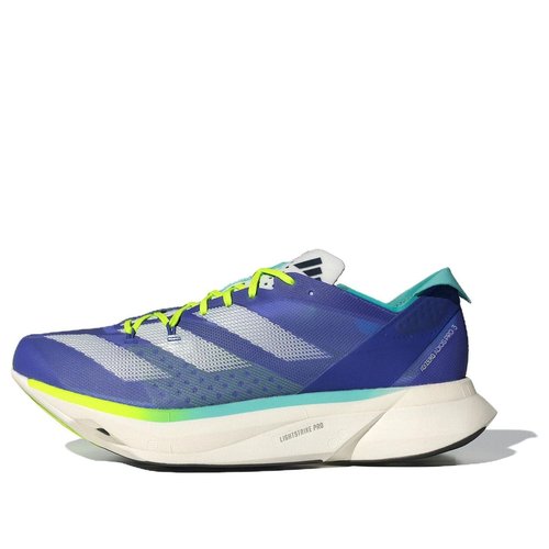 adidas Adizero Adios Pro 3 - Cobalt Blue/Zero Metalic/Lucid Lemon - ID3614