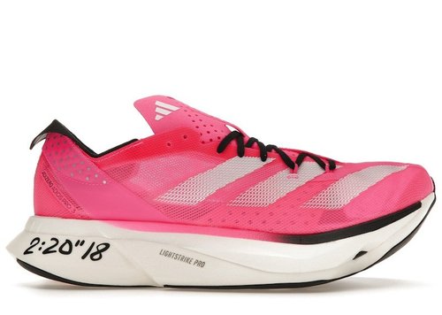 adidas Adizero Adios Pro 3 - Lucid Pink/Cloud White/Core Black - IH3808