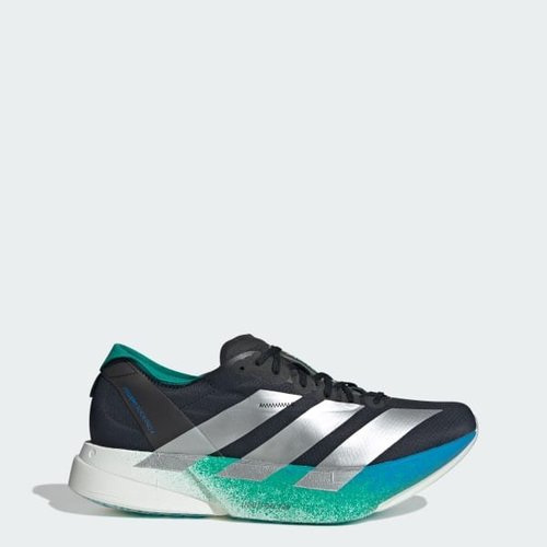 adidas Adizero Adios Pro 4 - Core Black/Matte Silver/Glory Green - JR6365