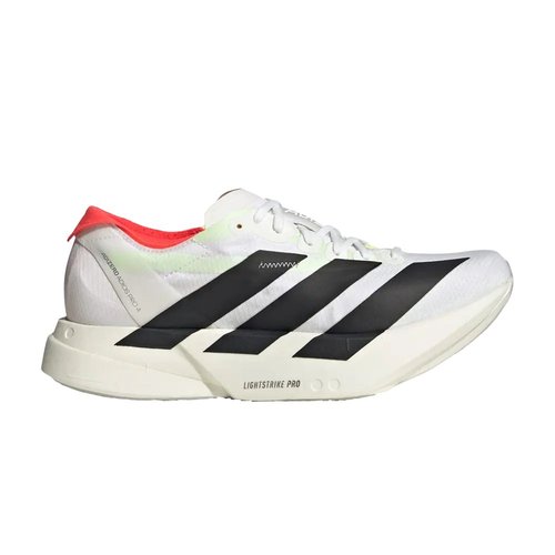 adidas Adizero Adios Pro 4 - Cloud White/Core Black/Silver Metallic - JR1163