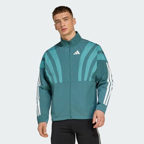 adidas Adizero Archive Running Jacket - Preloved Teal - HZ3691
