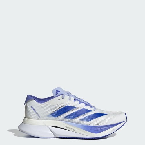 adidas Adizero Boston 12 - Cloud White/Lucid Blue/Cobalt Blue - JI4479