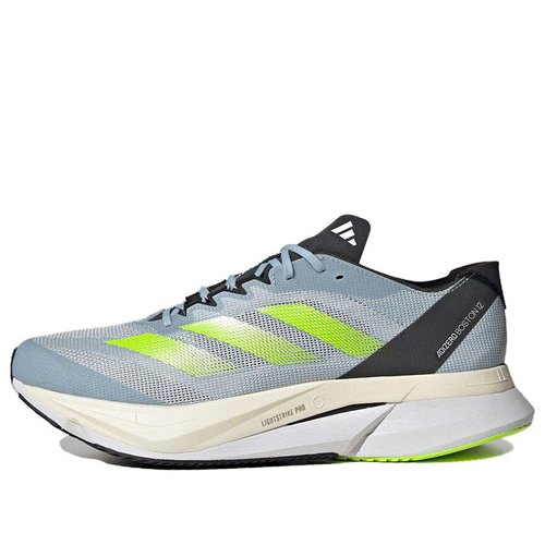 adidas Adizero Boston 12 | Size 12 - Wonder Blue/Lucid Lemon/Carbon - ID4233