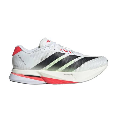 adidas Adizero Boston 13 - Cloud White/Core Black/Lucid Red - JS4932