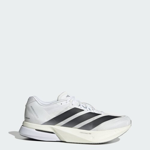 adidas Adizero Boston 13 - Cloud White/Core Black/Dash Grey - JS4939