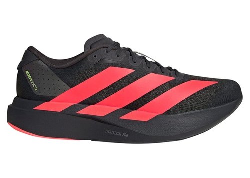 adidas Adizero Evo SL - Carbon/Lucid Red/Solar Slime - JR3414