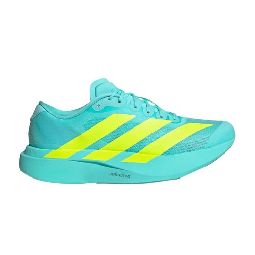 adidas Adizero Evo SL | Teal | Size 9 - Flash Aqua/Lucid Lemon/Mint Ton - JS4506