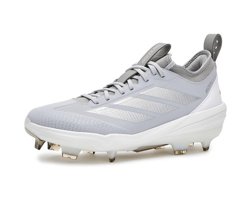 adidas adiZero Impact 2.0 TPU Baseball - Team Light Grey/White/Silver Metallic - JH6736