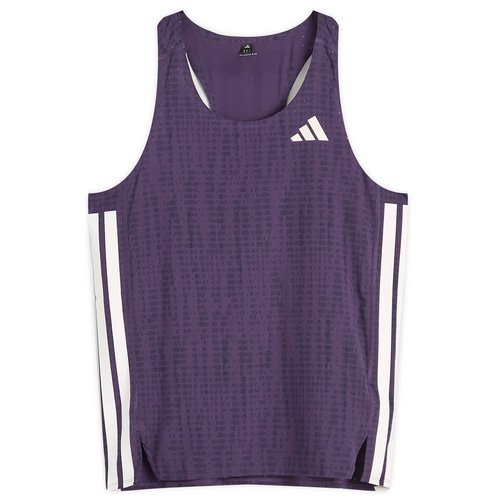 adidas Adizero Running Singlet - Aurora Plum/Noble Ink - JP3773