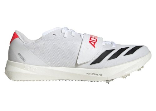 adidas Adizero TJ/PV Track and Field - Cloud White/Core Black/Lucid Red - IH5795