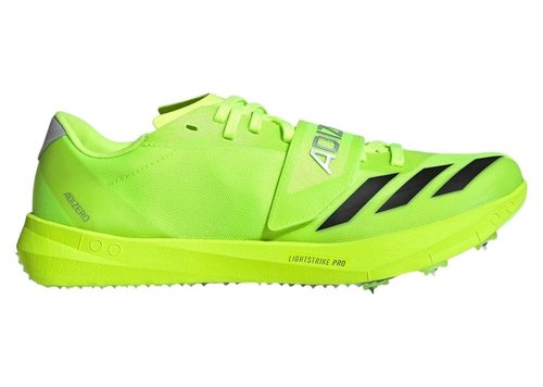 adidas Adizero TJ/PV Track and Field - Lucid Lemon/Core Black/Silver Metallic - IG2022