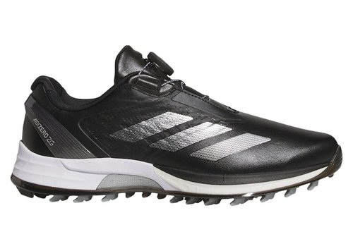 adidas Adizero ZG Lo BOA Spikeless Golf Black - Core Black/Silver Metallic/Iron Metallic - JS1768
