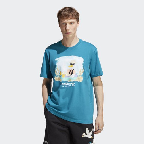 adidas Adventure Graphic Tee - Active Teal - HZ1146