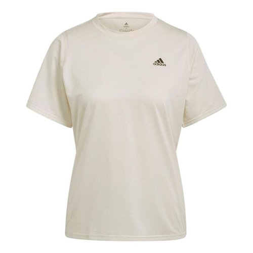 adidas Aeroready Running Logo T-Shirt - Beige - HB9355