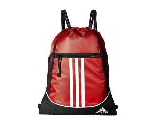 adidas Alliance II Sackpack Backpack Bags - Power Red/Black/White - 5141005-610