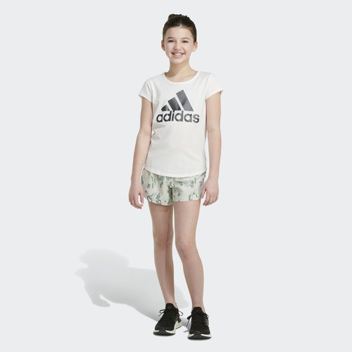 adidas Allover Print Woven Shorts - Linen Green - GA9939
