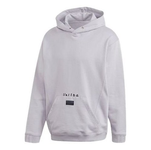 adidas Alphabet Printing Loose Sports Pullover - Purple - GD9306