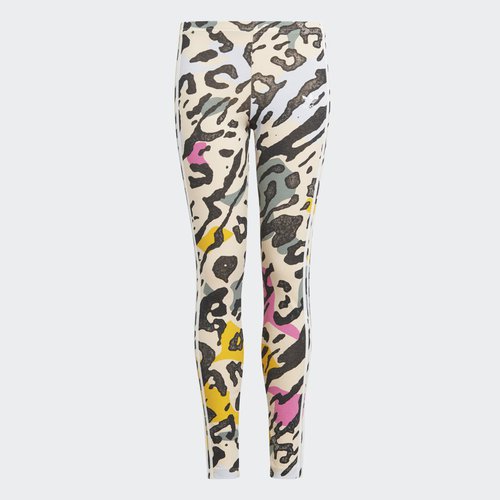 adidas Animal Print Leggings - Sand Strata/Multicolor - IB8604