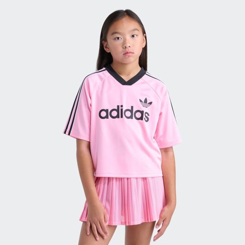 adidas Archive Crop Jersey Tee - Light Pink - KL2967