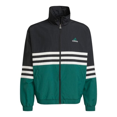 adidas Archive Track Jacket - Black/Collegiate Green - JY2776