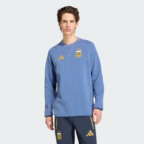 adidas Argentina Tiro Travel Crew Jumper - Crew Blue - JZ6315