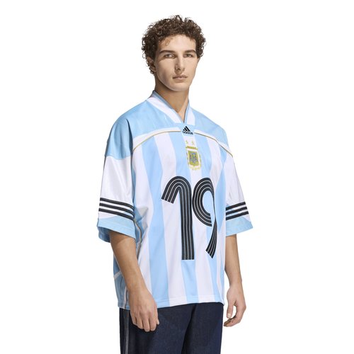 adidas BRINGBACKS REMIXED ARGENTINA Jersey - Clear Blue/White/Black - KD5982