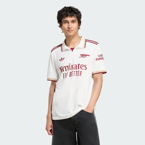 adidas Arsenal 25/26 Third Jersey - Cloud White/Team Coll Burgundy 2 - JI9556