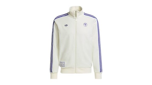 adidas Aston Villa FC Terrace Icons Track Top - Off White - JZ5105
