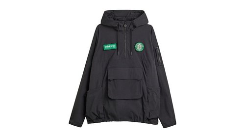 adidas Aston Villa SPZL F.C. Smock Jacket - Black