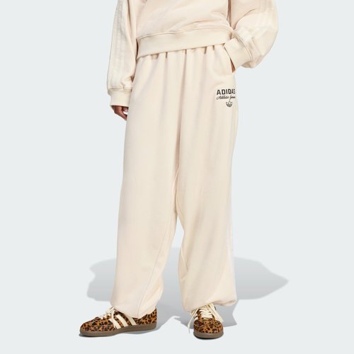 adidas Athl Dept Loose Graphic Sweat Pants - Wonder White - KF2315