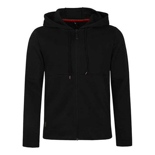 adidas Athleisure Casual Sports Cardigan Hooded Jacket - Black - FP8206