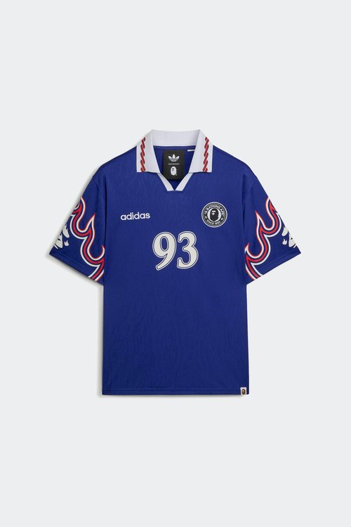 adidas x BAPE S/S Flame Jersey - Japan Blue - KF4914