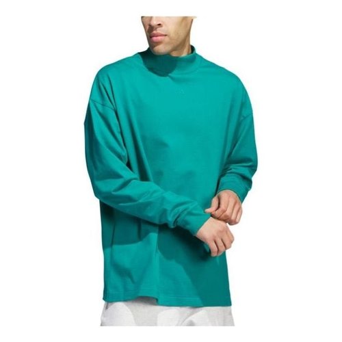 adidas Basketball Long Sleeve T-Shirt - Green - JE3768