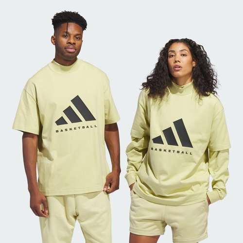 adidas Basketball Tee - Halo Gold/Halo Gold - IN7567