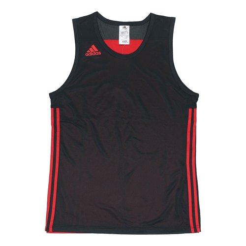 adidas Basketball Training Casual Breathable Knitted Vest - Black/Red - DY6588