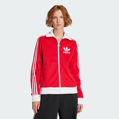 adidas Heritage Track Top - Better Scarlet/White - JX7850