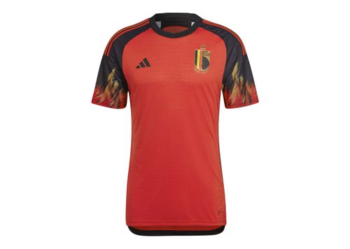 adidas Belgium 2022 Authentic Home Jersey - Red - HD9413