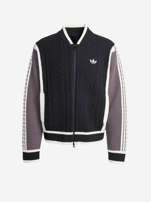 adidas Retro Remix Cardigan - Black/Grey Strata/Off White - KS5437