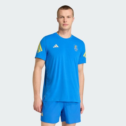 adidas Boston Marathon 2026 Running Tee - Blue - KE8454